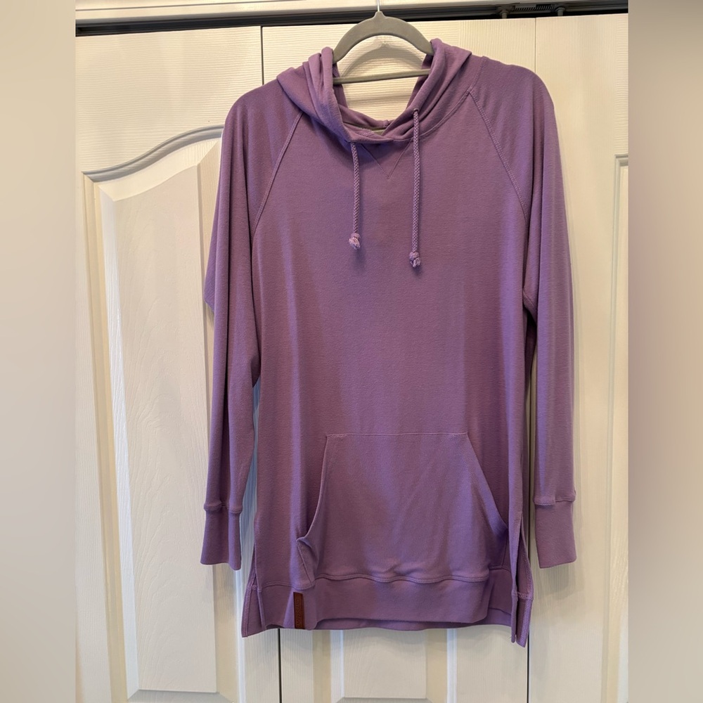 Ampersand Avenue Purple SideSlit Hoodie